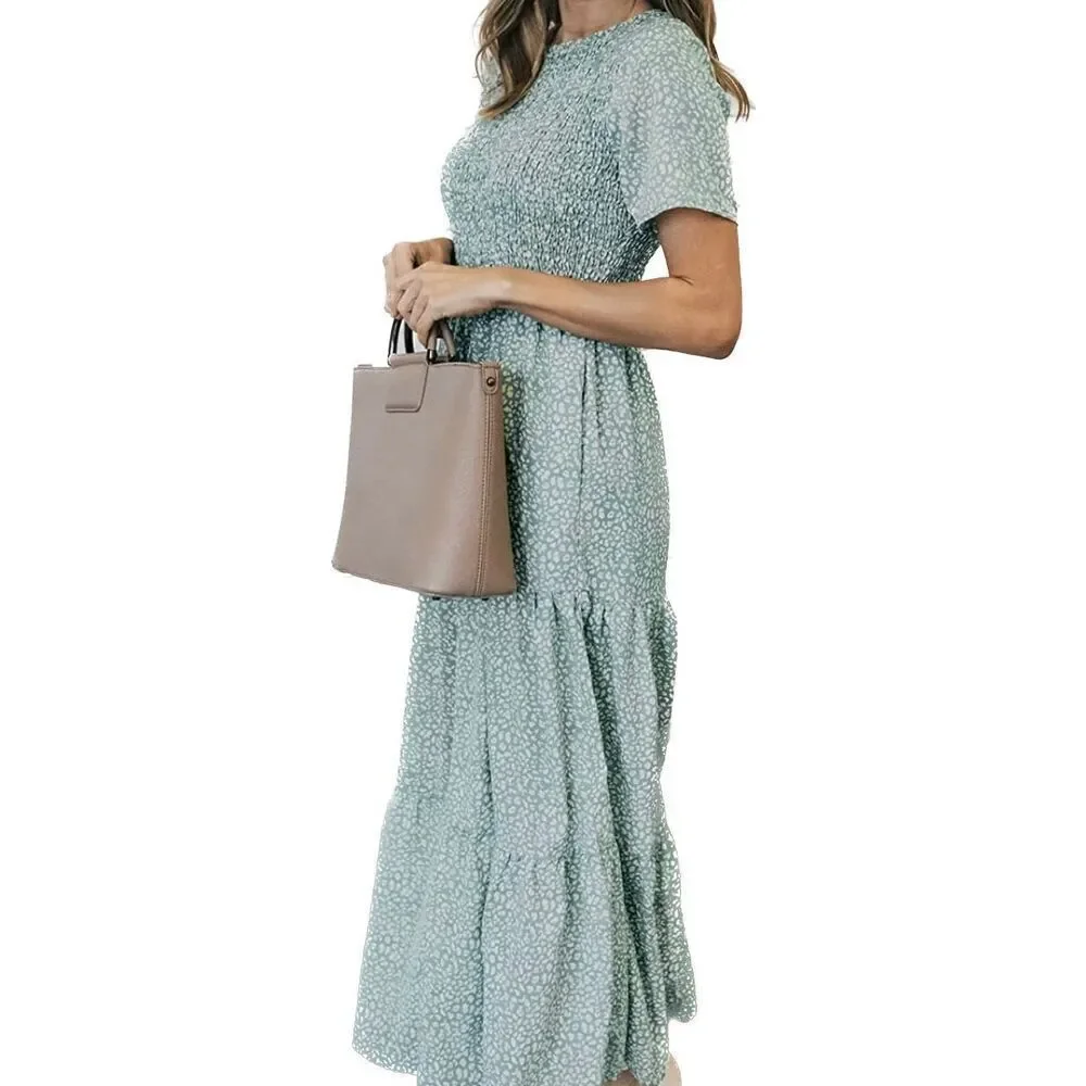 Spotted Floral Maxi Sz Small